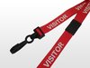 15mm Visitor lanyard B/A Plastic hook Pack 100